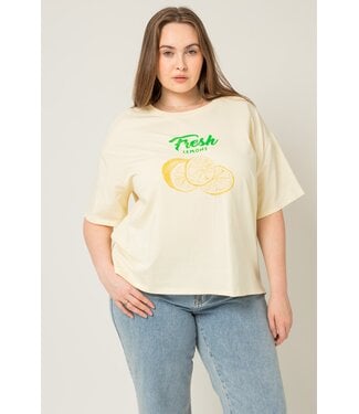 GILLI Lemon Graphic T-shirt