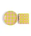 Paper Plate & Napkin Set  48 pc