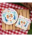 Paper Plate & Napkin Set  48 pc