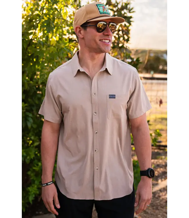 BURLEBO Perf Button Up