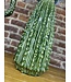 Cactus Vase Green Ceramic 7"