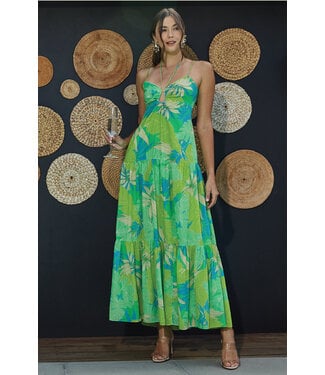 tropical key hole maxi