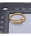 Twisted Rope Adj Wrap Ring 14K gold filled