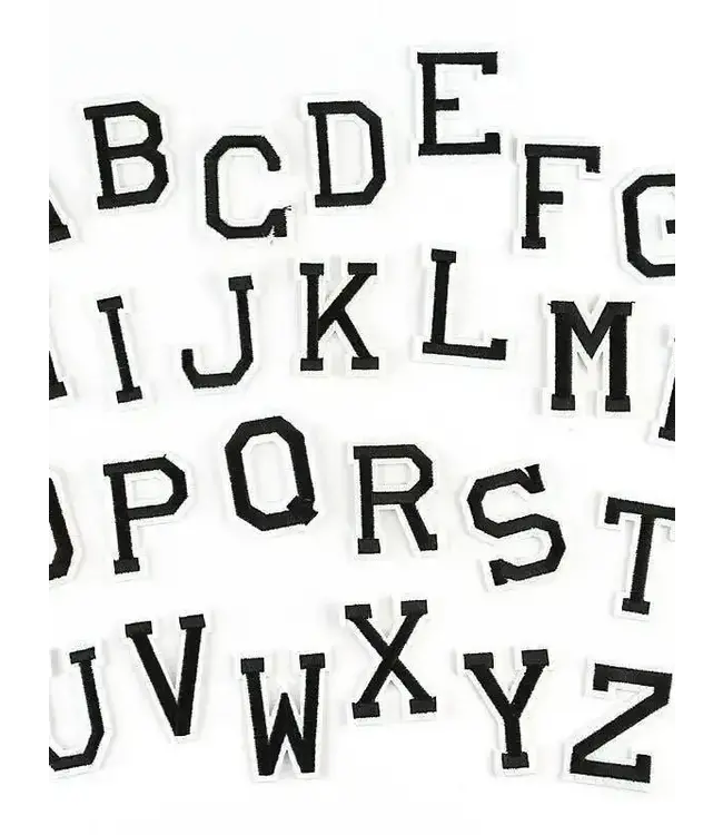ABLN 2in letter iron on patch