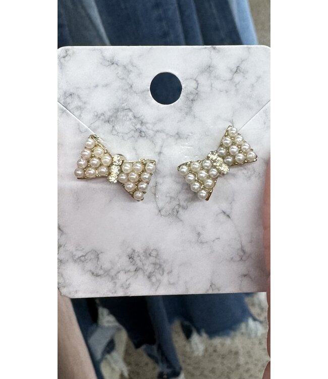 ERE87254 pearl bow ear