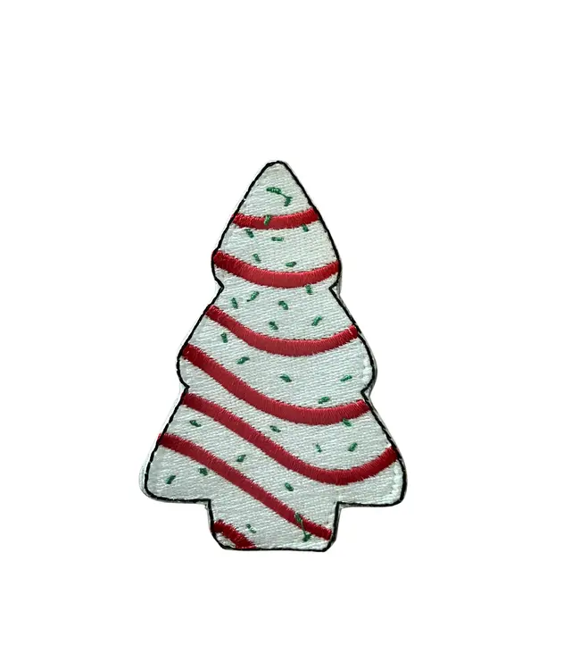 Christmas Cake Sew On Patch