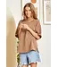 MHS13P ribbed tunic top