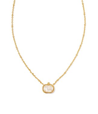 Kendra Scott PUMPKIN SHORT PENDANT NECKLACE