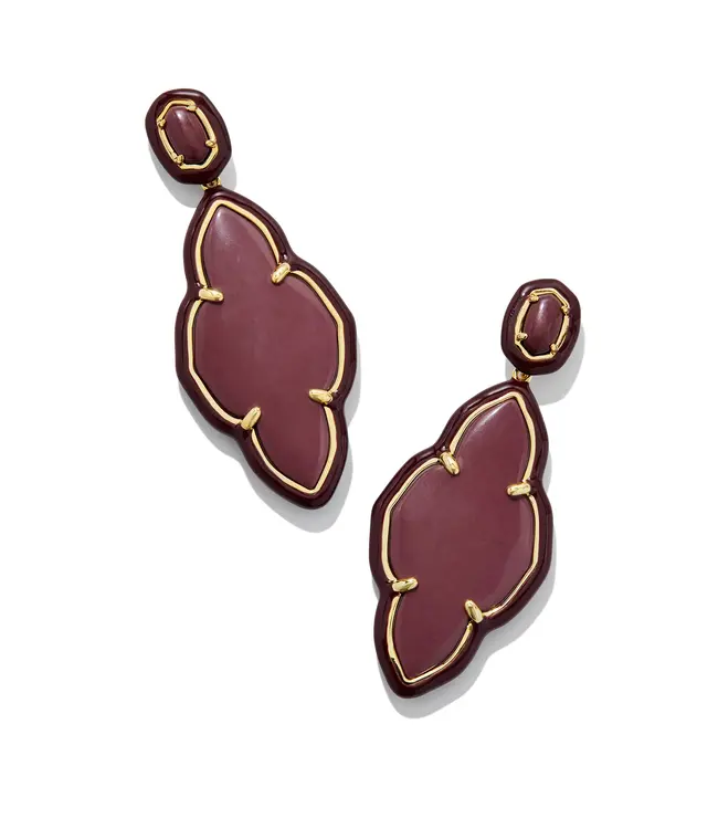 Abbie Enamel Frame Earring