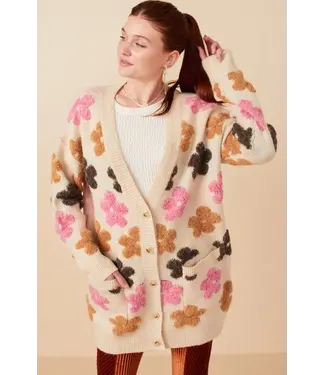 Floral cardi