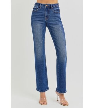 Risen Tummy ctrl hi rise ankle jean