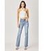 RDP5195 Hi Rise Button Straight Jeans