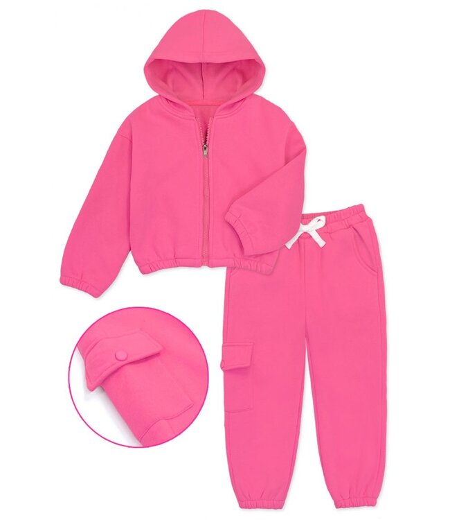 GKSS223003 pant jog set w/ zip hoodie