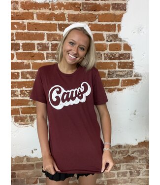 American Threadz Apparel CAVS Custom Lettering Tee