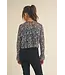 KT2388PF Mesh Ruffle Layered Top