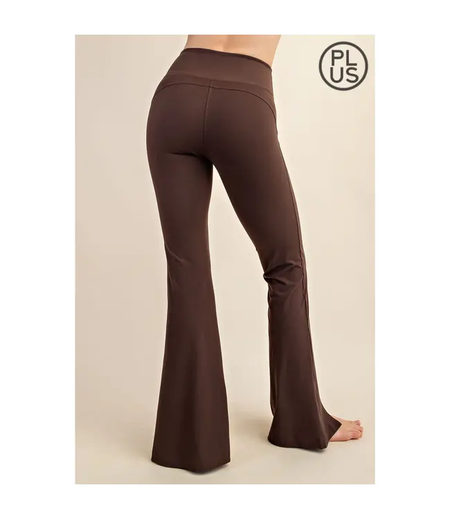 P6318 Butter full length flared leg