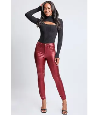 YMI Hi Rise Skinny Metallic Jean
