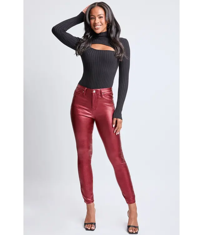 P1736 Hi Rise Skinny Metallic Jean