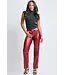 P1987 hi rise straight leg metallic jean