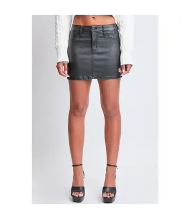 K1325 Metallic Micro Mini Skirt