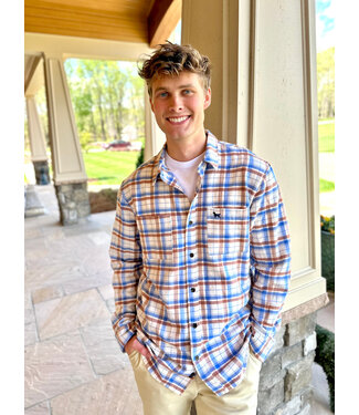 Simply Southern Men's Plaid Shacket