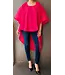 Poncho Blouse Skirt Multi Wearable, red