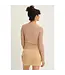 DZ24E948 Ribbed Mock Neck L/S Top