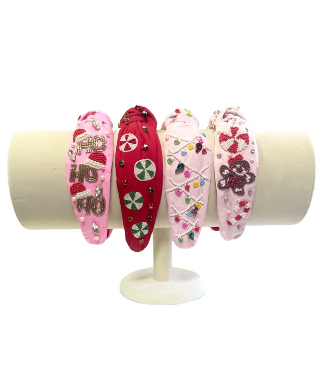 BASH Red Peppermint C-Mas Headband