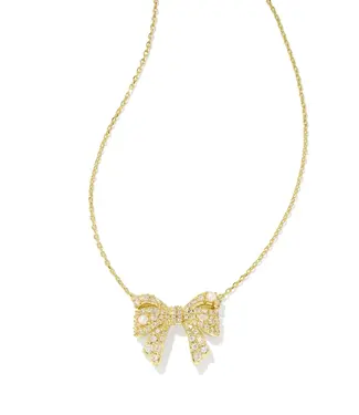 Kendra Scott Krista bow short pend neck