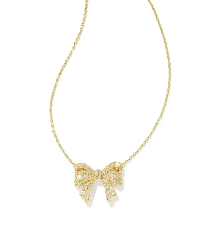 Krista bow short pend neck