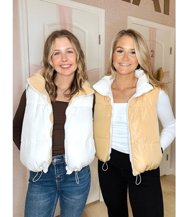 DJB puffy puff reversible vest