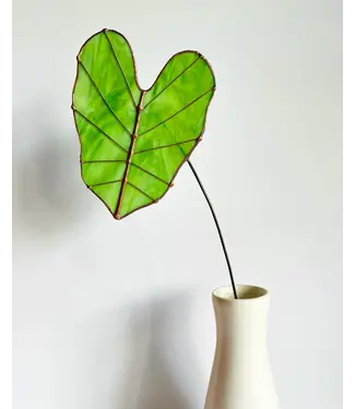 Samara Designs Studio elephant ear glass plant stem