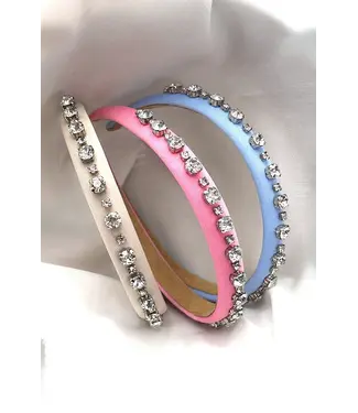 Josslyn Rhinestone Puffed Headband