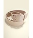 40BT638 Faux Leather Buckle Belt