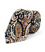 NVC17136 Paisley Black & Gold 2.5" Slim Tie