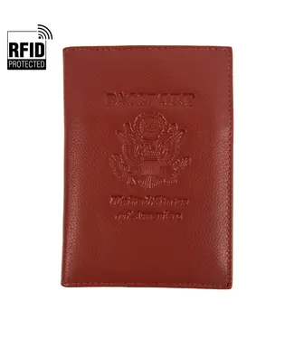 Selini New York Burg Leather Passport Case