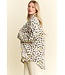 JJT6342 smile animal print button down