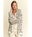 JJT6342 smile animal print button down