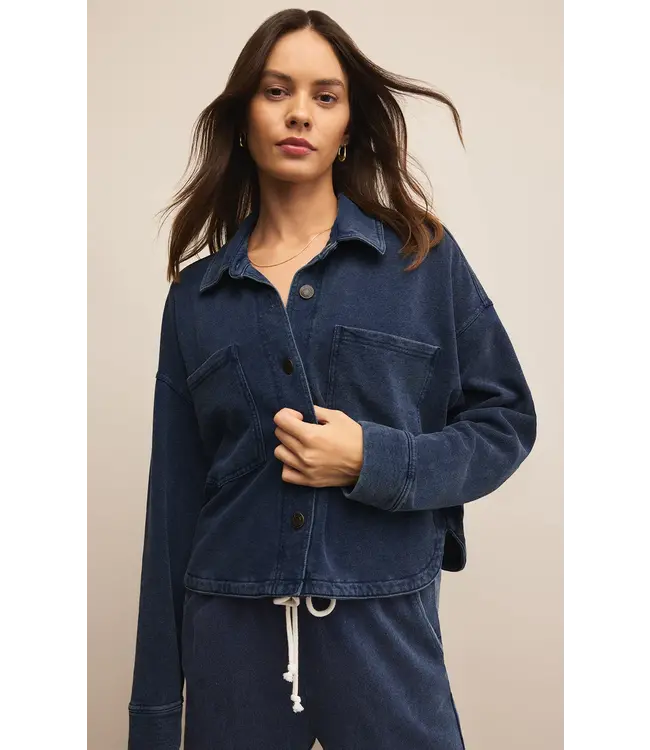 ZJ251509 All Day Cropped Knit Jacket