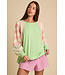 IFKT64030-01 Sweatshirt w/ Contrast Sleeve