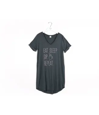 Hello Mello Eat Sleep Sip Repeat Sleep Shirt