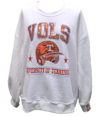Queen of Sparkles Licensed UT Baseball Helmet Sweatshirt