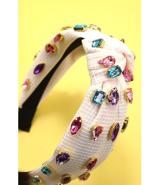 Josslyn Rhinestone Knot Headband