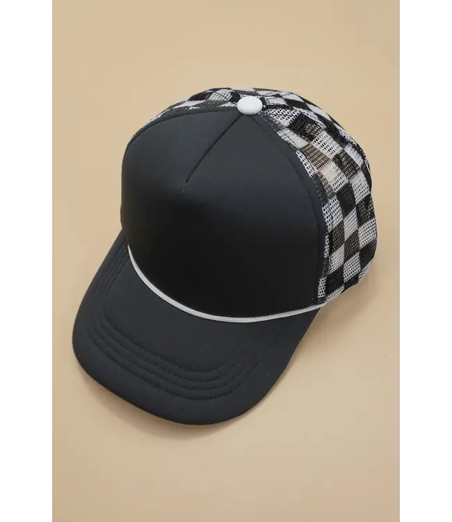 40HW726 Checker Trucker BLK