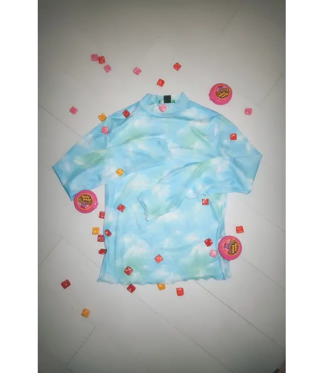 Head In The Clouds Mesh L/S Top