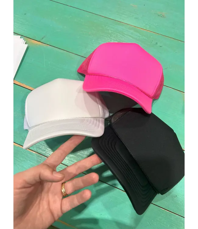 Vibes Foam Trucker Hat Blank