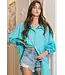 D2018F oversized textured shirt dress