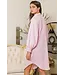 D2018F oversized textured shirt dress