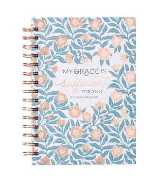 Christian Art Gifts Notebook Wirebound Grace Suff