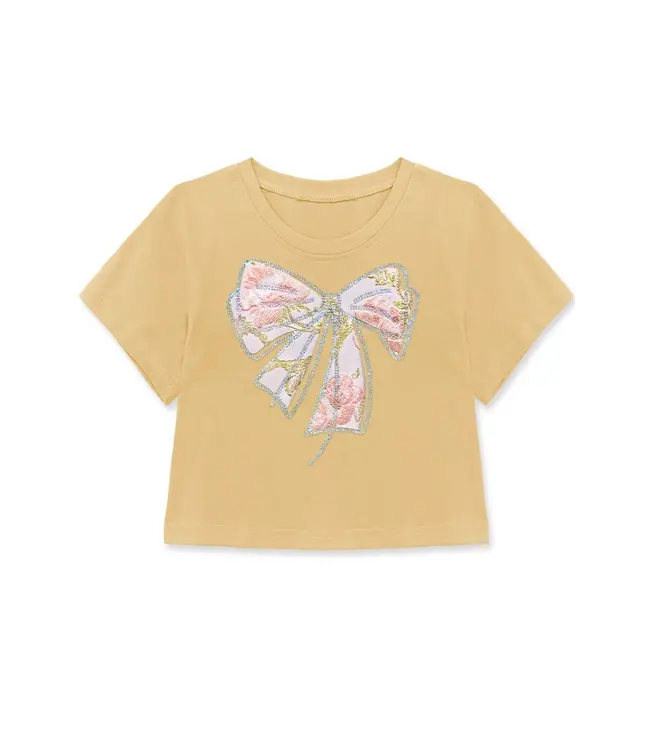 GKT16061 Crop Tee w/ Bow Patch